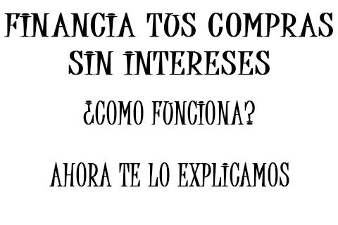 ¡¡financie sus compras desde 20€ al mes!! noticias ¡¡financie sus compras desde 20€ al mes!!