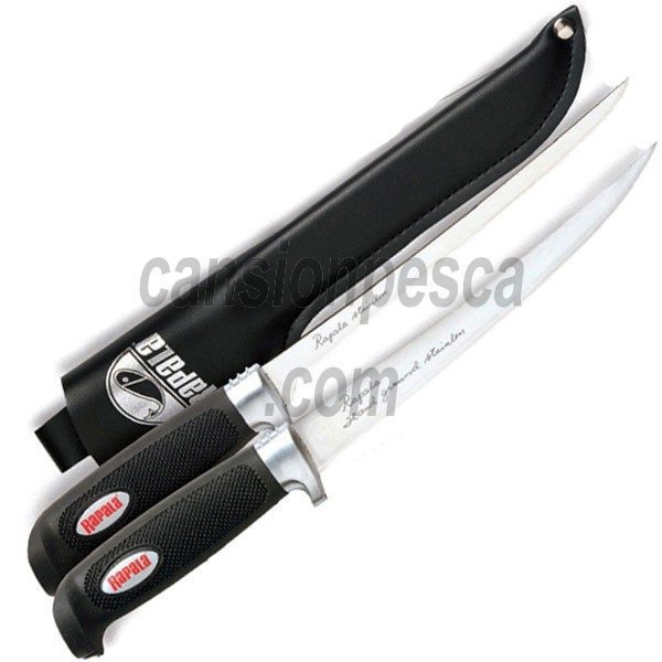 cuchillo rapala filetear goma soft grip fillet