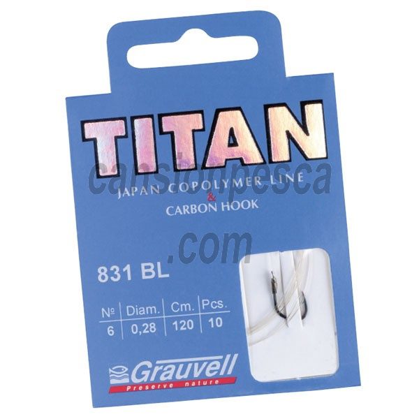 anzuelo grauvell titan 831 BL montado