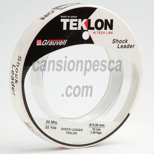 nylon grauvell teklon shock leader 50m