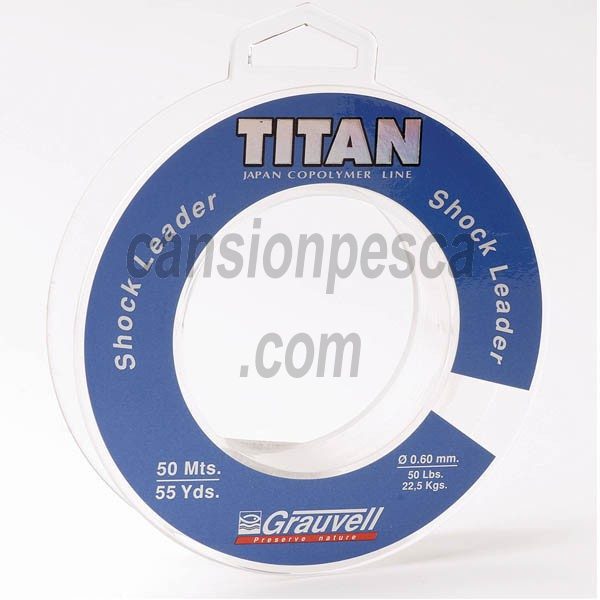 nylon grauvell titan shock leader 50m