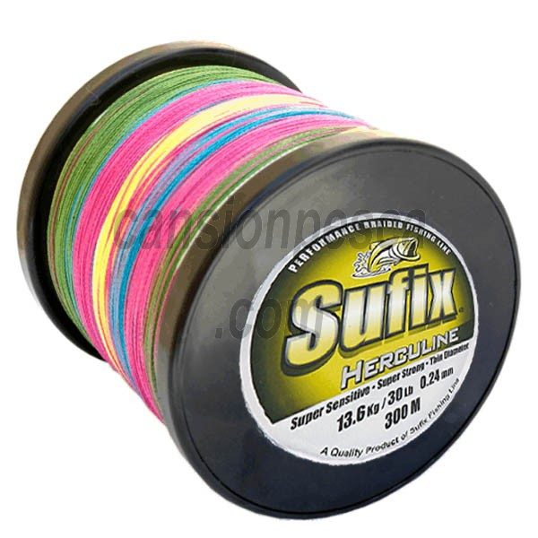 trenzado sufix herculine multicolor dyneema 1000m