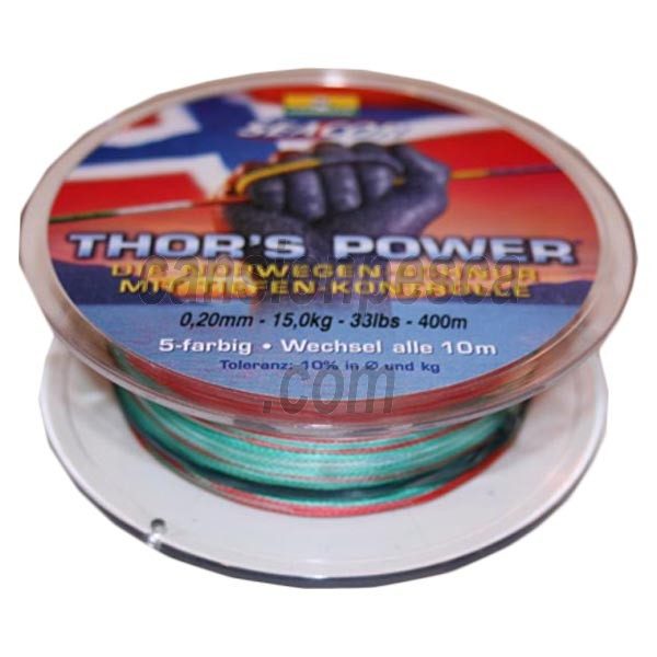 trenzado cormoran seacor thor's power multicolor 400m