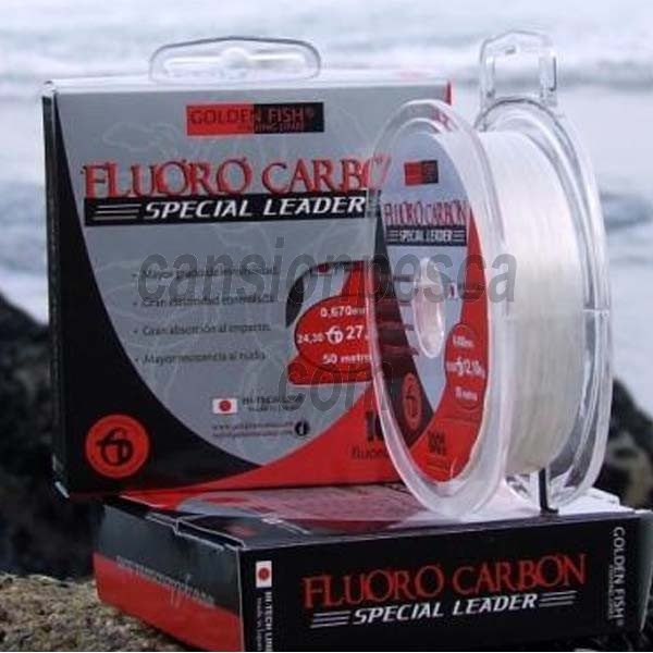 Caperlan Filo pesca Fluorocarbon 100% 50 M