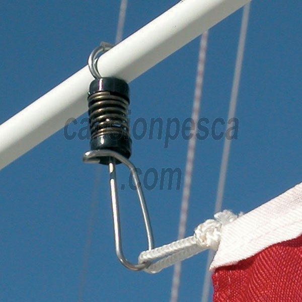 pinza bandera tigress antena antenna flag clip
