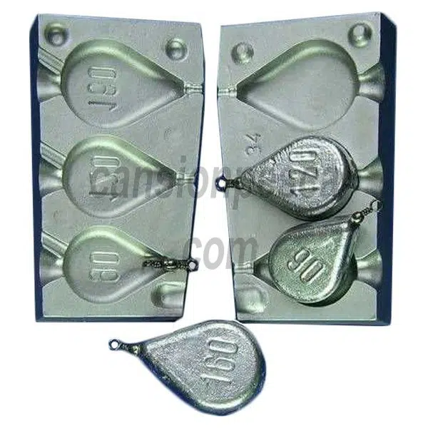 molde de plomo carpiste plat 90/120/160gr nº 34 e6