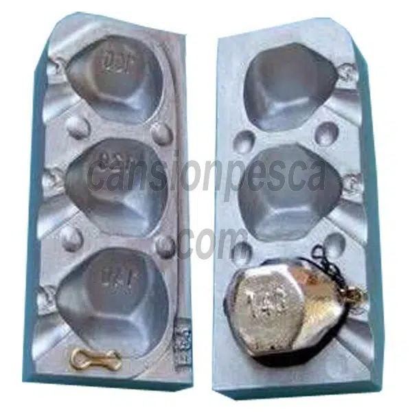 molde de plomo cube 100/120/140gr n
