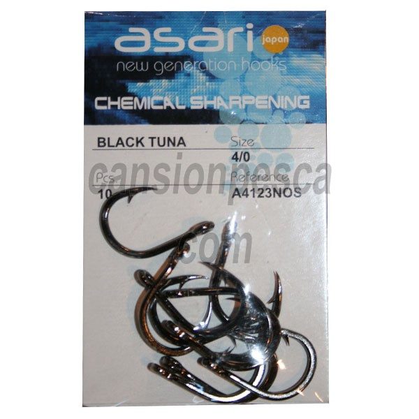 anzuelo asari black tuna