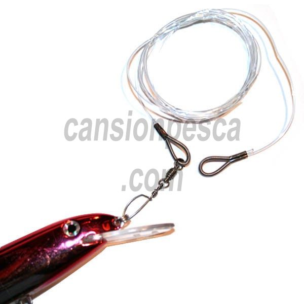 bajo atun leader fluorocarbon para peces rigidos