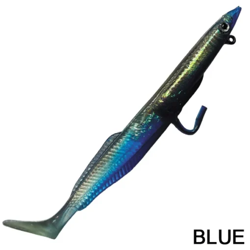 pez-vinilo-berkley-sandeels-15cm-azul