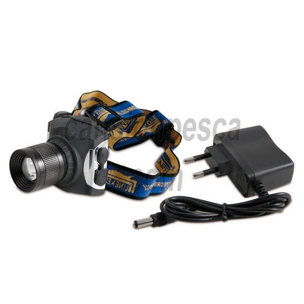 linterna frontal linea effe 3 watt cree led recargable