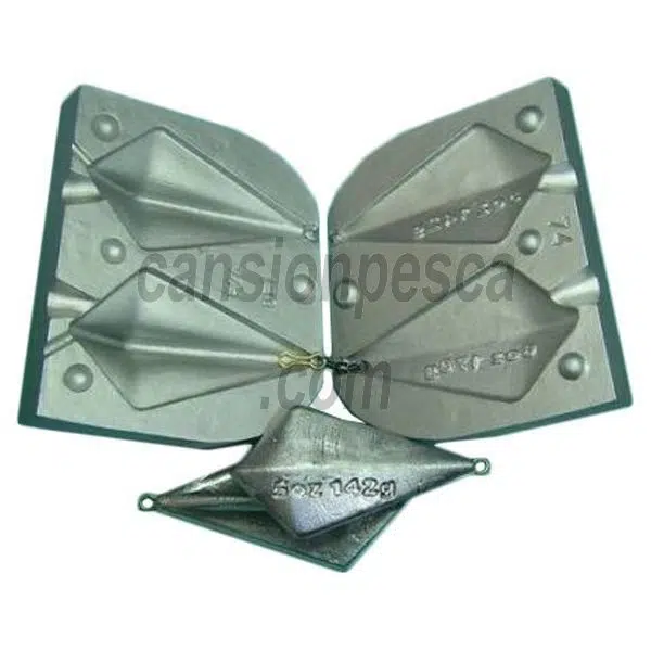 molde de plomo carp elevator 142/170gr nº 74 a1 - p 93835 6144 molde de plomo carp elevator 142/170gr nº 74 a1