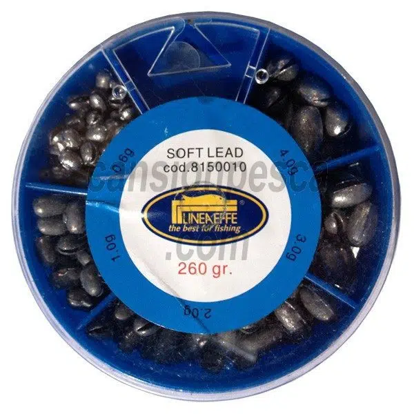 plomo perdigon surtido linea effe 5 departamentos 260 gr
