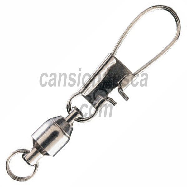 emerillon con imperdible zun zun nickel bearing interlock snap swivel