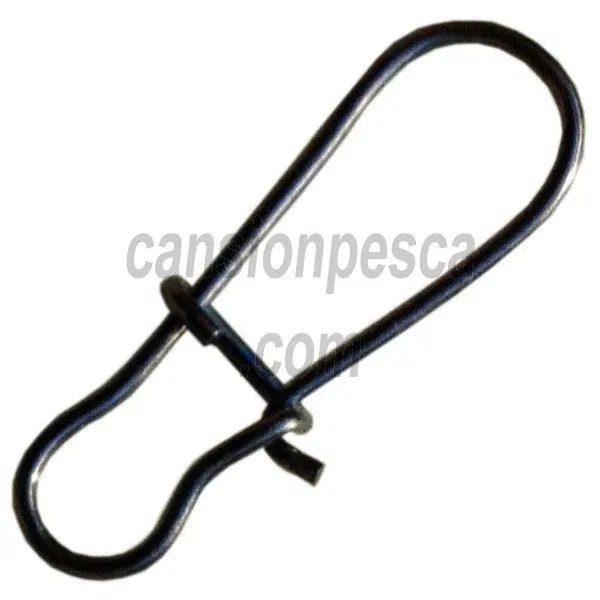 imperdible blue fox fish smart snap conector lazo negro
