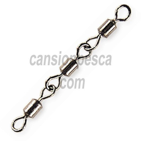 emerillon linea effe black rolling three jointed swivel