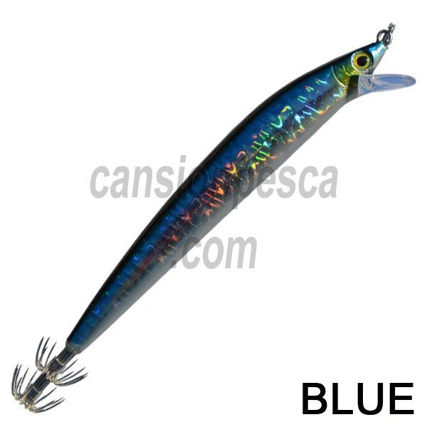 jibionera con babero dtd trolling sardina calamari 13cm