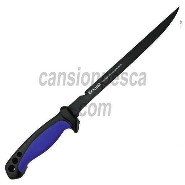 cuchillo mustad teflon coated stiff blade fillet knife