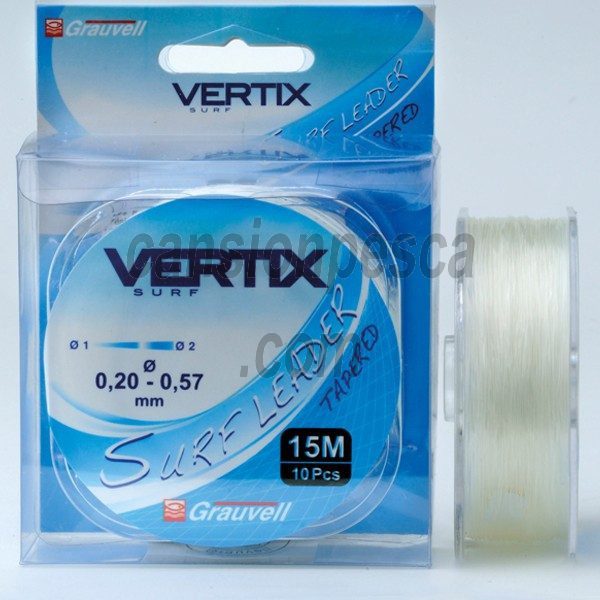 cola de rata grauvell vertix surf leader tapered 15mx10