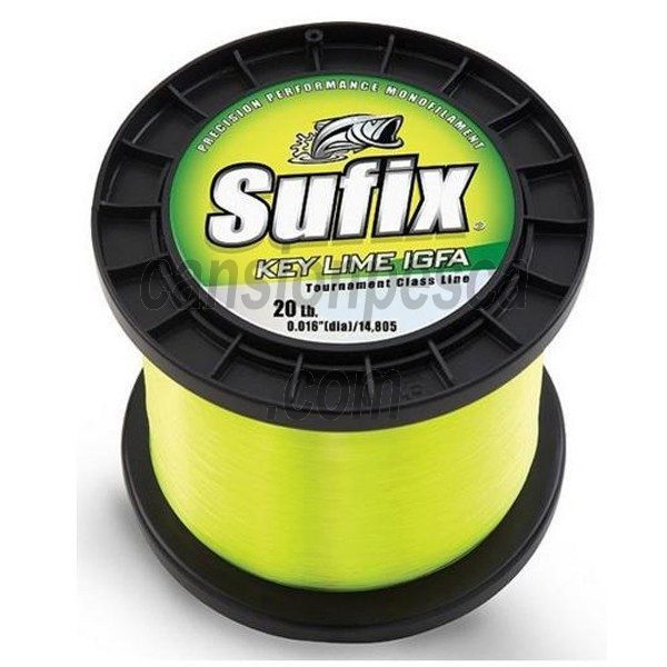 nylon sufix key lime igfa 1000m