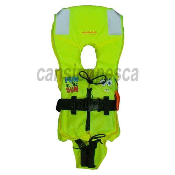 chaleco salvavidas marinepool bob esponja 30N