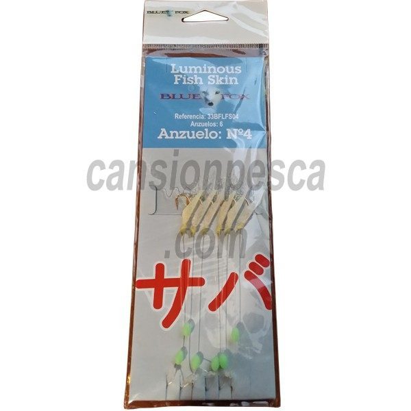 jurelera blue fox luminous fish skin