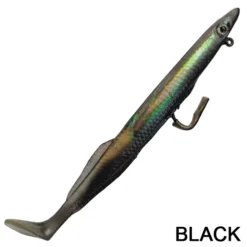 pez vinilo berkley powerbait sandeels 12cm mounted - pez vinilo berkley sandeels 15cm black pez-vinilo-berkley-sandeels-15cm-black