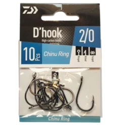 anzuelo daiwa chinu ring high-carbon - anzuelo daiwa chinu ring carbon 04 anzuelo-daiwa-chinu-ring-carbon-2-0