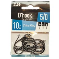 anzuelo daiwa chinu ring high-carbon - anzuelo daiwa chinu ring carbon 06 nzuelo-daiwa-chinu-ring-carbon-5-0