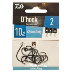 anzuelo daiwa chinu ring high-carbon - anzuelo daiwa chinu ring carbon 07 anzuelo-daiwa-chinu-ring-carbon-2-0