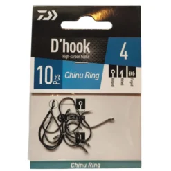 anzuelo daiwa chinu ring high-carbon - anzuelo daiwa chinu ring carbon 08 anzuelo-daiwa-chinu-ring-carbon-4
