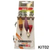 jibionera tataki squid set ghost 3ps kit02 fluocarb 2m - jibionera tataki squid ghost 3p kit02 jibionera-tataki-squid-ghost-3p-kit02