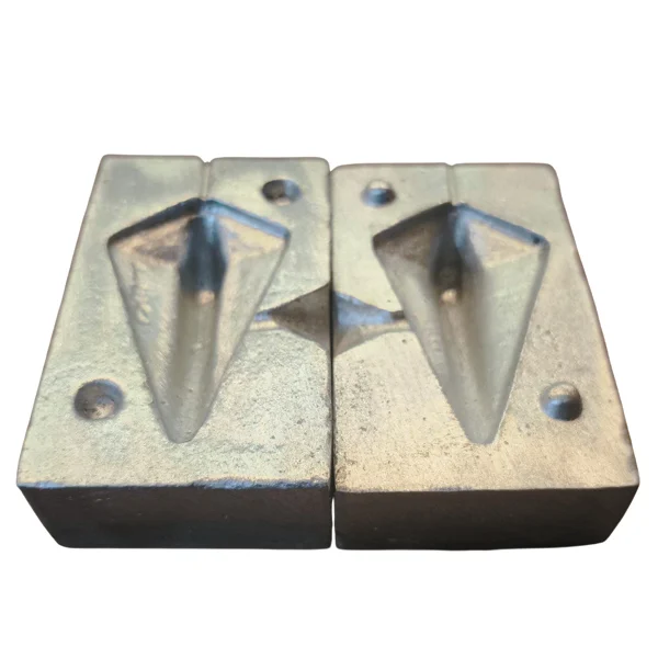 molde de plomo piramide ala 130gr - molde de plomo piramide ala 130gr 02 molde-de-plomo-piramide-ala-130gr-02