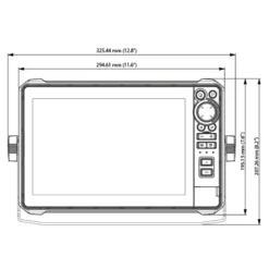 plotter sonda lowrance hds pro 10" sin transductor - hds 10 front hds-10-front