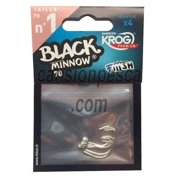 Alternative view of anzuelo fiiish black minnow krog premium