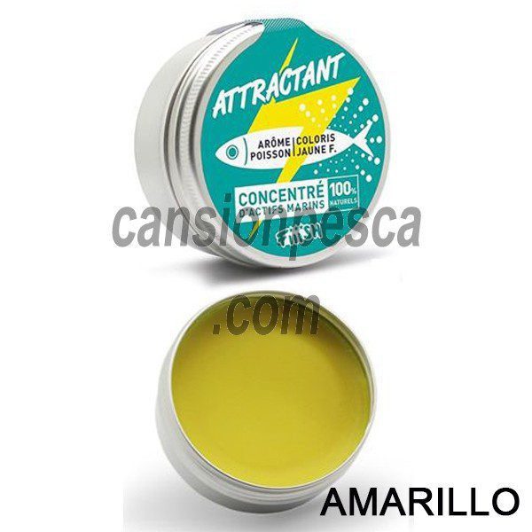 attractant concentrado fiiish 40gr - attractant amarillo 40gr