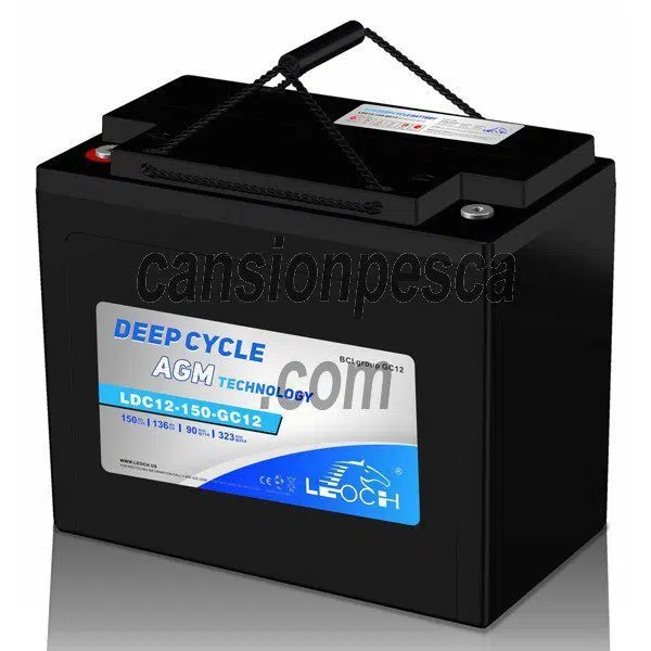 bateria leoch led carbon agm series 12v/115ah - bateria deep cycle agm technology bateria leoch led carbon agm series 12v/115ah