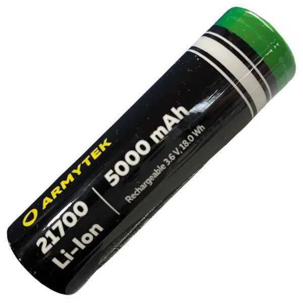 bateria recargable armytek 21700