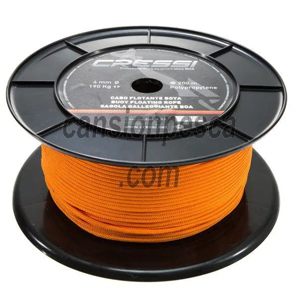 cabo cressi flotante polietileno para boya 4mm