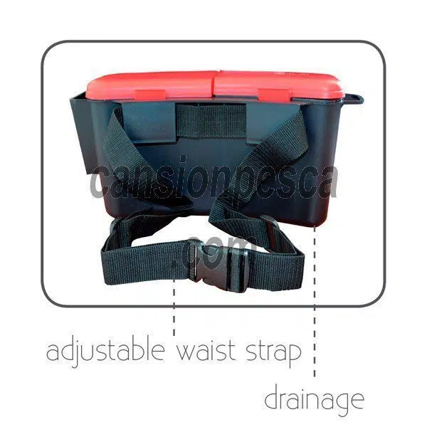 caja dtd riñonera porta cebos tackle box - Imagen 3