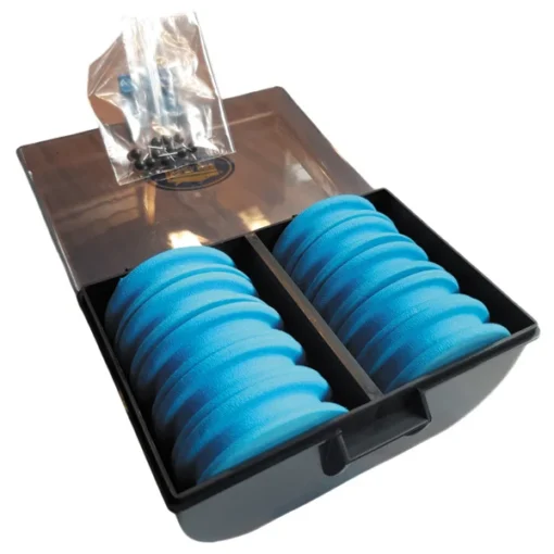 caja linea effe plegladores rectangular 10u