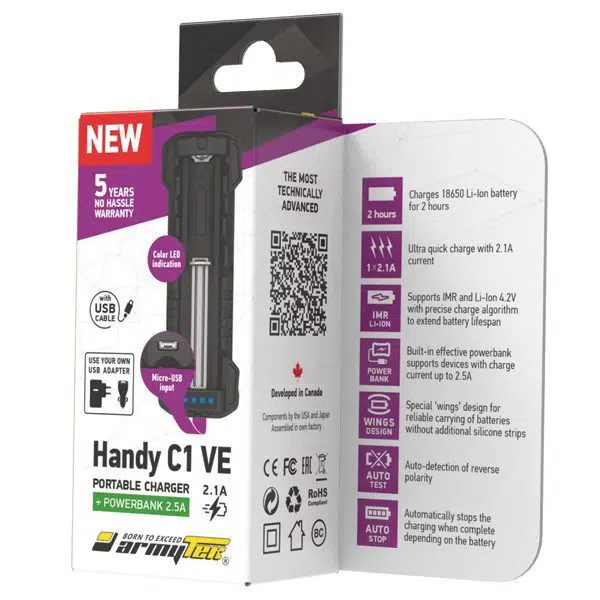 cargador armytek handy c1 ve