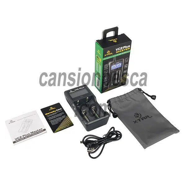 Alternative view of cargador inteligente xtar digital vc2 plus master