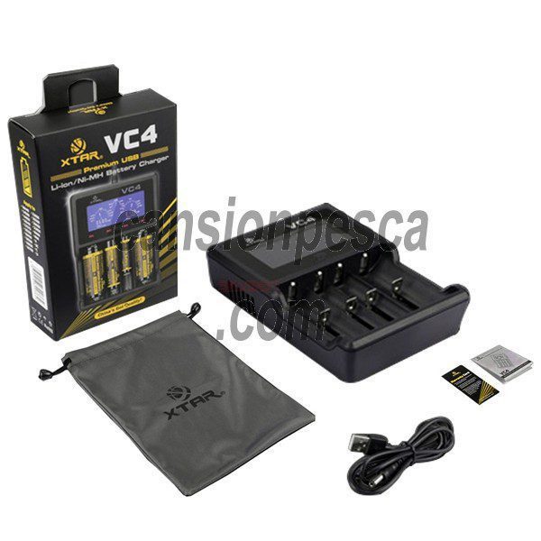 Linterna Acebeam K60 y K70, enciendelas y se hace de dia - cargador xtar vc4 01