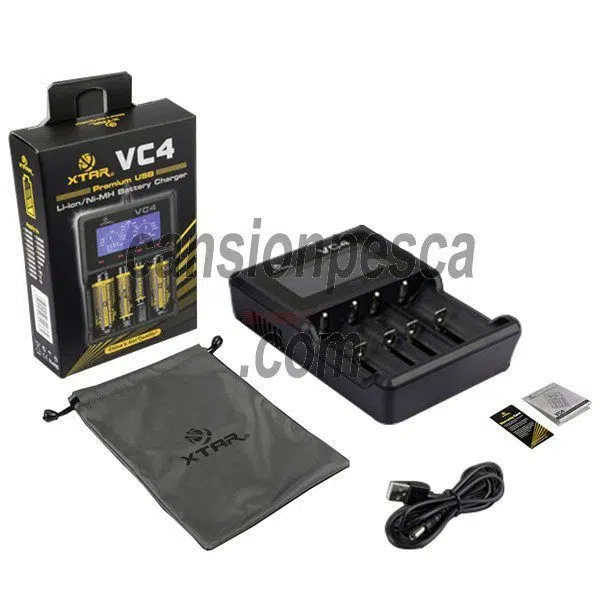 cargador inteligente xtar digital vc4 premium usb - cargador xtar vc4 01 cargador inteligente xtar digital vc4 premium usb - Imagen 2