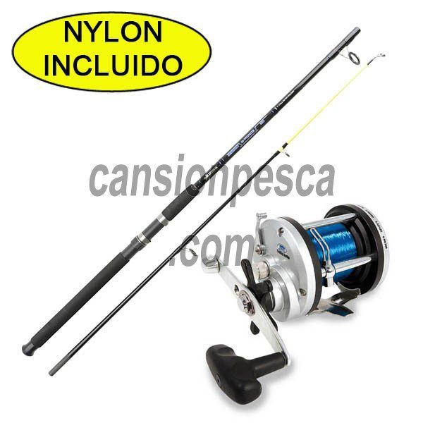 carrete-linea-effe-jd-300-trolling-cana-okuma-g-force-sea-boat