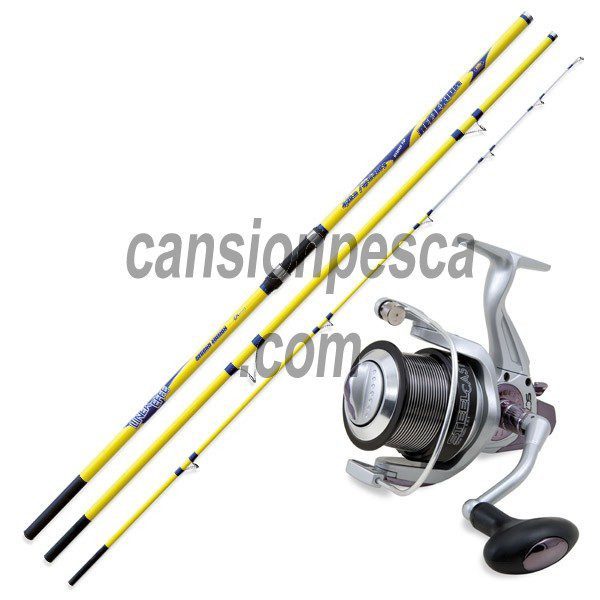 carrete linea effe steel cast 70 + caña linea effe reflexion 420 - carrete linea effe steel casst 70 cana linea effe reflexion 420