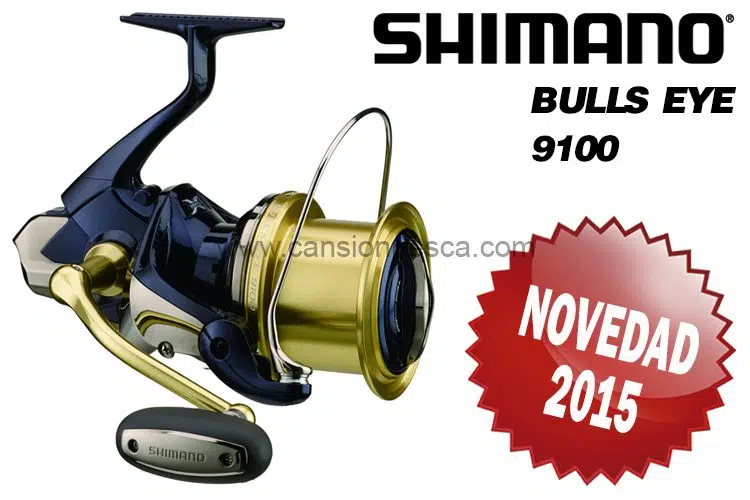 Carrete Shimano Bull's eye 9100 - Novedad 2015 - cansionpesca.com