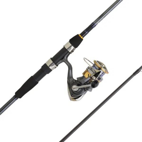 Alternative view of carrete daiwa laguna 4000 + caña daiwa laguna 240