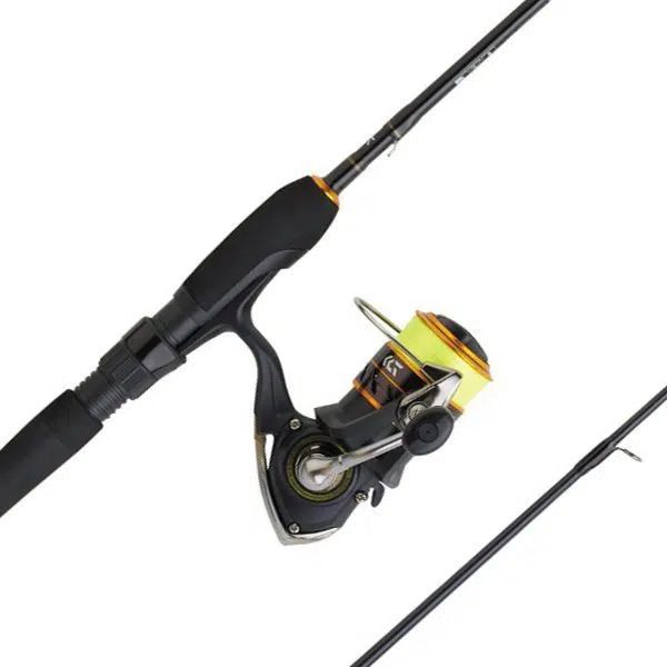 carrete daiwa crossfire 4000 + caña daiwa crossfire 244 + trenzado j4x - Imagen 2